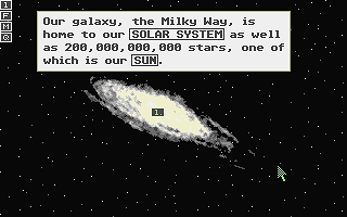 Geography-1 - The Solar System atari screenshot